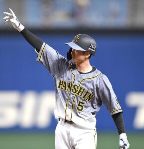【阪神】ついにカープに勝ったぞ！近本光司30試合連続安打達成！！
