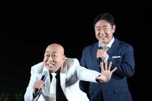 『東京スカイツリー』開業10周年記念ライティング！「結成10年」のお笑いコンビ「錦鯉」も参戦！