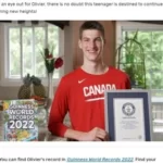 身長226cm超！「世界で最も背の高い存命中の10代男性」バスケで圧倒的な存在感（カナダ）