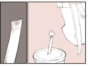 「紙ストローをプラスチックに戻してくれーっ！」　マクドナルド好きの心を叫びを描いた漫画に共感の声