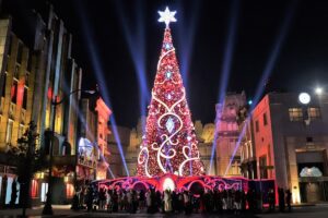 『USJ』3年ぶり「ギネス認定」クリスマスツリー復活！世界最高の輝きに「言葉にならないくらい感動」
