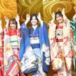 乃木坂46矢久保美緒ら５人で「せーのっ。ぴょん、ぴょん！」うさぎポーズ　乃木神社で成人式