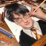 色鉛筆で描いたハリー・ポッターが実写かと思うほどリアル　「ヤバい」「美しすぎる」と驚きの声