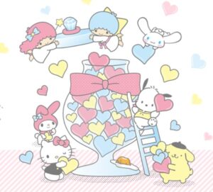 「サンリオのキャラクターランキングＴＯＰ５」：好きなキャラクターを紹介しながら、その理由やエピソードを語る。