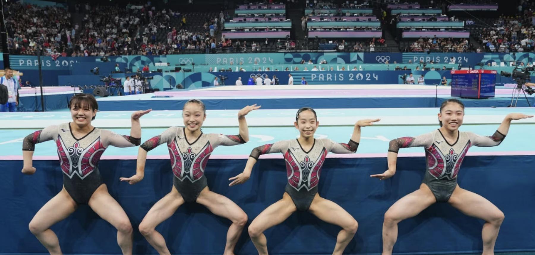 【パリ五輪／体操女子】日本 団体で決勝進出 ４人で予選に臨む　「とても楽しい雰囲気で演技がずっとでき、結果としてよかった」